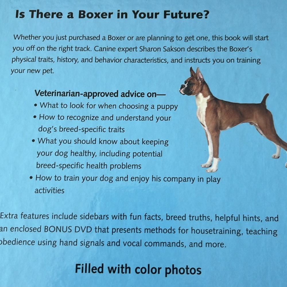 BARRON’S DOG BIBLES Boxers by Sharon Sakson (2011, Spiral) - Picture 4 of 12